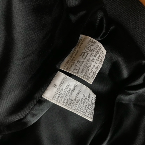 Vintage Liz Claiborne Leather Bomber Jacket - Picture 3 of 4